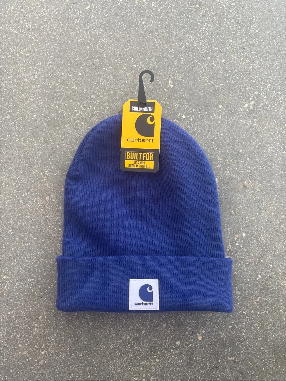 Carhartt Kids Royal Blue Cuffed Knit Beanie
